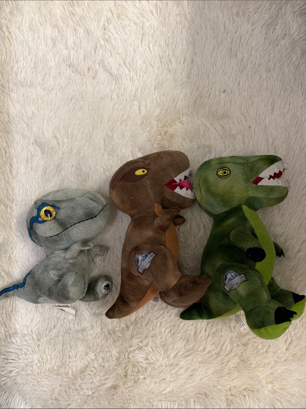 Jurassic Plush T-Rex Stuffed Animal - Green, Brown, Gray Options